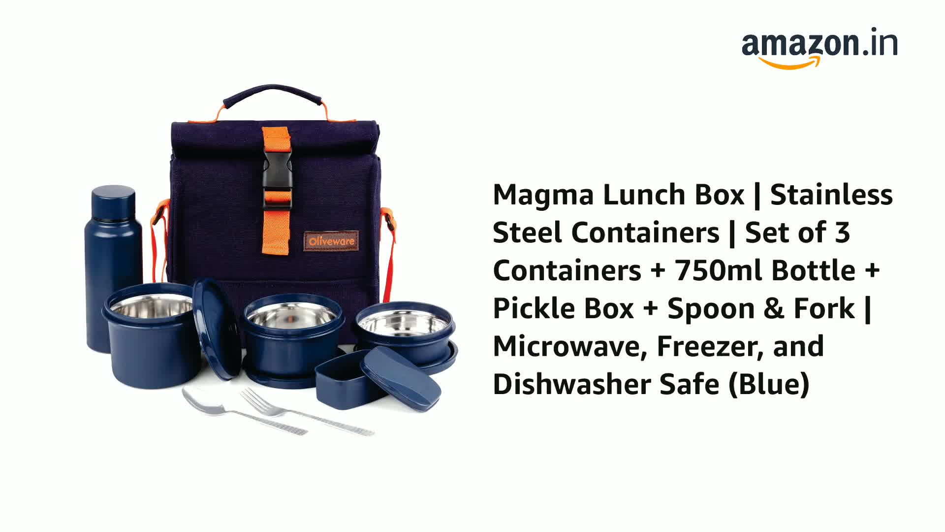 フュアハンド 276 magmaglass オリーブ ケース Buy oliveware Magma Lunch Box | Stainless Steel Containers | Set